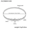 Pulsera Cruzada con Forma de Bambú Incrustada de Diamantes con Circonita Ovalada, Electrochapado al Vacío de Acero Inoxidable, Pulsera de Cierre para Mujer Moderna y Sencilla