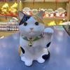 Le Meow Cerâmica Pintada Forno Yakushi Japonês Genuíno Ornamentos Gato da Sorte Cofre Gato