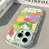 Come Más Verduras Adecuado para iPhone 17 Pro Max Crema Espejo Funda para Teléfono Aceite 16 Nuevo 15 Dibujos Animados 14 Piezas