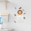 Shangyi SPZ-KG212 - Pegatinas de pared autoadhesivas con diseño de león de dibujos animados para sala de estar y dormitorio, decoración para interruptores, fabricantes al por mayor