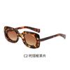 GLAZZY2023 Nuevo Estilo Gafas de Sol Cuadradas Estilo Europeo y Americano Personalidad Moderno Simple Color Macarrón Gafas Moda Gafas de Sol INS para Mujer