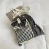 Bolsa tote transparente 2D de grande capacidade, nova bolsa tote de ombro da moda 2026 com um laço, fofa e versátil