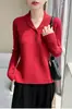 Lana pura, encaje calado, diseño de un solo hombro, nuevo estilo otoño/invierno, suave y cómodo, 100% color liso, manga larga, se puede usar como capa exterior, suéter de hombro caído