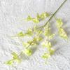 Orquídea Danzante Amarilla Wenxin Orquídea Danzante Simulación Decoración del Hogar 5 Horquillas Orquídea Danzante Floricultura Nórdica Adornos ramo Orquídea Danzante