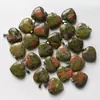 Colgante Corazón de Piedra Natural Corazón de Melocotón Ágata en Forma de Corazón Accesorios de Joyería Venta Caliente Transfronteriza Tiktok Amazon
