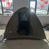 Barraca de Mastro de Aço de Mola de Alta Resistência, Dupla Camada, 2-3 Pessoas, À Prova de Chuva, À Prova de Sol, Acampamento ao Ar Livre, Barraca Anti-Predador