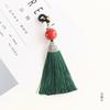 Colgante de llavero de estilo folclórico de moda antigua china, regalo para compañeros de clase, pareja, baratijas 463