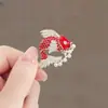 Broche de Mariposa de Cristal Super Brillante de Alta Calidad para Mujer, Elegante y Moderno, Corsage de Animal, Pin de Solapa de Lujo Ligero
