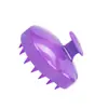 Escova Massageadora de Silicone para Shampoo Pente de Shampoo Massagem de Banho Estilo Flor de Ameixa Cabaça