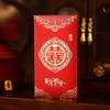 Suprimentos de casamento envelope vermelho de casamento cebola dourada palavra feliz estampagem a quente envelope vermelho atacado lucro é o saco de envelope vermelho de casamento bolsa de mudança feliz