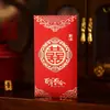 Envelopes vermelhos de casamento, mini envelopes vermelhos para a recepção do noivo, envelopes criativos com o caractere "feliz" para recém-casados, pequenos envelopes para presentes de casamento, lembrancinhas de 100 yuans