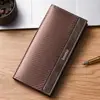 Carteira Masculina Multicartão Carteira Longa Simples Moda Suit Bag Grande Capacidade Porta-Moedas Carteira Masculina Porta-Cartão