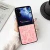 Capa Criativa de Desenho Animado Adequada para Celular Xiaomi Mixflip2 Dobrável Mixflip Novo Padrão de Couro Proteção Simples