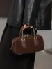 Bolsa de Mão Boston Fashionável Retrô Estilo Europeu e Americano 2026 Nova Mais Vendida Bolsa Feminina Elegante Versátil Bolsa Transversal Feminina
