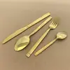 Cuchillo, Tenedor y Cuchara de Acero Inoxidable Transfronterizos, Vajilla Occidental para Hogar y Restaurante, Cuchillo para Bistec, Tenedor para Pasta, Tenedor para Ensalada, Cuchara para Comer, Cuchara para Postre