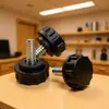 22 # Tornillos de Mano de Cabeza Redonda de 1/4 de Pulgada con Cabeza de Plástico de Patrón Recto, Tornillos de Mango, Tornillos de Fijación