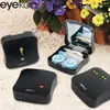 Keda 8101 Caja de Cuidado para Lentes de Contacto, Caja Compañera para Lentes de Contacto, Linda Caja Doble Pequeña de Mantenimiento (60 Piezas por Caja)