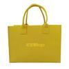 Bolso de Fieltro Bolso de Mano Logo Personalizado Bolso Tote de Gran Capacidad Bolso de Mano Regalo Publicidad Bolsa de Compras Personalización
