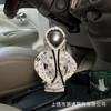 Decoración colgante para coche creativa transfronteriza, pequeño suéter con estampado navideño, juego de palanca de cambios y mango, cubierta protectora mini con capucha