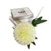 Flor de Hortensia Grande Estilo Europeo de Gama Alta Flor de Cebolla Bola de Flores Bola de Espinas Flor Artificial Flor Falsa Decoración del Hogar Guía de Boda Mesa de Ping Pong Crisantemo