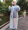 Impermeable Desechable para Obra de Construcción Engrosado Impermeable Ingeniería Unisex para Adultos Ropa de Abrigo Portátil Eva Largo Impermeable