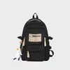 Mochila Casual de Viagem Estilo Coreano para Estudante do Ensino Médio Estudante Universitário 2026 Nova Mochila Escolar de Grande Capacidade para Meninos Meninas Estudantes do Ensino Fundamental Bolsa de Ombro Dupla