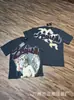 Comércio Exterior Atacado Moda Americana Emoção Mista Polvo Alienígena Strass Anjo Manga Curta Casal Estampa Total Camiseta