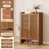 Sapateira de Porta de Casa Multicamadas Porta-Objetos Armário de Sapatos para Corredor Interno Estilo Novo Simples Popular Armazenamento de Sapatos Doméstico