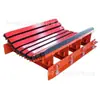 Cama de amortiguación tipo ranura estándar de 30 grados para minería, cama de soporte de amortiguación integrada tipo ranura convencional para banda