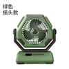 Ventilador Oscilante Exterior de Alta Velocidad 100 Velocidades Modelo Nuevo 2026 Transfronterizo 6 Pulgadas con Iluminación, Pantalla Digital, Ventilador de Camping de Gran Capacidad