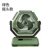 Ventilador Oscilante Exterior de Alta Velocidad 100 Velocidades Modelo Nuevo 2026 Transfronterizo 6 Pulgadas con Iluminación, Pantalla Digital, Ventilador de Camping de Gran Capacidad