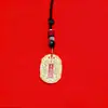 Fabricante de acessório de metal decorativo, chaveiro com pingente de amuleto da sorte chinês étnico, cabide para bolsa, cabide para carro