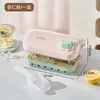 Bandeja pequeña para cubitos de hielo con tapa para uso doméstico, almacenamiento de hielo de doble capa y fabricación de hielo de grado alimenticio
