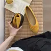 Zapatos Planos de Ballet para Mujer Chuyuji con Lazo Poco Profundo, Nuevo Estilo Primavera 2026, Elegantes Slip-On de Suela Suave