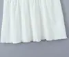 Al por mayor primavera 2025 nuevo estilo europeo y americano para mujer vestido de tirantes de punto con costuras de encaje y bordado de flores pequeñas