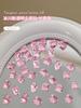 Accesorios para uñas rosa glaciar transparente punta fondo Diamante súper brillante transparente caramelo roca corazón accesorios para uñas diamante al por mayor