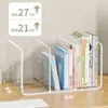 Soporte de Escritorio para Libros Acrílico Transparente Estante de Almacenamiento para Libros de Texto Estudiante Escritorio Estante Organizador de Almacenamiento de Archivos