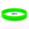 Pulsera de silicona de color sólido para niños y adultos, pulsera luminosa, correa de muñeca para equipo de construcción, pulsera de goma.