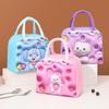 Bolsa térmica 3D de desenho animado bolsa lancheira infantil portátil bolsa térmica isolante de folha de alumínio espessada bolsa de almoço portátil fofa