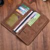 Venta al por mayor Nuevo genuino billetera retro de cuero PU para hombre versión coreana de la nueva billetera de cuero esmerilado billetera juvenil para hombre marea