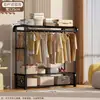 Secador de Roupas de Chão para Quarto Varanda, Cabideiro Móvel Doméstico para Sala de Estar, Cabide Simples, Suporte para Secar Roupas