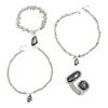 Accesorios de moda europeos y americanos, elegante collar colgante de alta gama con facetas brillantes para mujer, joyería de cuello creativa personalizada, venta al por mayor transfronteriza