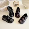 Zapatos de Princesa para Niñas 2026 Nuevo Primavera Zapatos Pequeños de Cuero para Niños Suela Suave Zapatos para Niños Grandes Estilo Británico Mocasines Zapatos Individuales