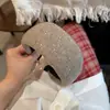Diadema Ancha de Lana Tejida Estilo Coreano Pinza para el Cabello Otoño Invierno Nuevo Simple Lunares Ropa Exterior Diadema para Lavarse la Cara Presionar el Cabello para Mujeres