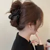 Grampo de Tubarão de Alta Qualidade Coreano Presilha de Cabelo Parte de Trás da Cabeça Penteado Cor Sólida Grampo de Cabelo Fofo Fecho Menina Acessórios de Cabelo de Verão Mulheres