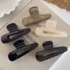 Pasador de Pelo Retro con Corte Grande de Gota de Agua Pasador para el Cabello de Mujer Pasador de Gama Alta en la Parte Posterior de la Cabeza Pinza de Tiburón Popular Accesorio Simple para el Cabello