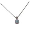 Collar con Corte de Flor de Hielo, Diseño de Nicho de Lujo Ligero, Cadena para Clavícula con Encanto para las Cuatro Estaciones, Colgante de Circonita 3A, Collar Versátil Minimalista de Alta Gama