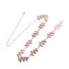 Nuevo cinturón de mujer de verano, adornos de cintura creativos personalizados, cadena de metal corrugado, accesorios de cadena de cintura, en stock, venta al por mayor