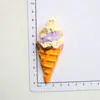 Novos Acessórios de Resina de Sorvete DIY Cola de Creme Capa de Celular Ímã de Geladeira Pingente de Chaveiro Material