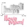 Dia das Mães amor flor molde de silicone criativo decoração do bolo amor decoração de silicone Dia dos Namorados cozimento atacado